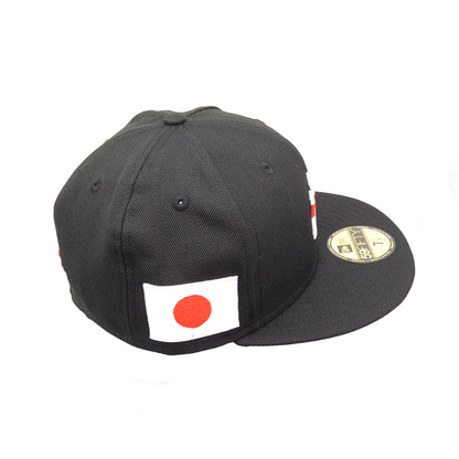 New York Yankees JF Custom 59FIFTY New Era Cap Japan Black black Back View