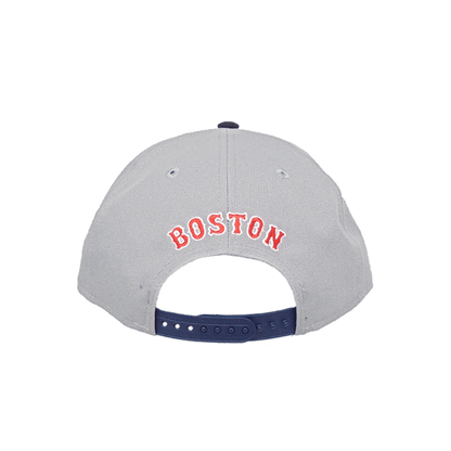 Boston Red Sox Jf Custom New Era 9FIFTY Snapback Cap Grey grey Back View