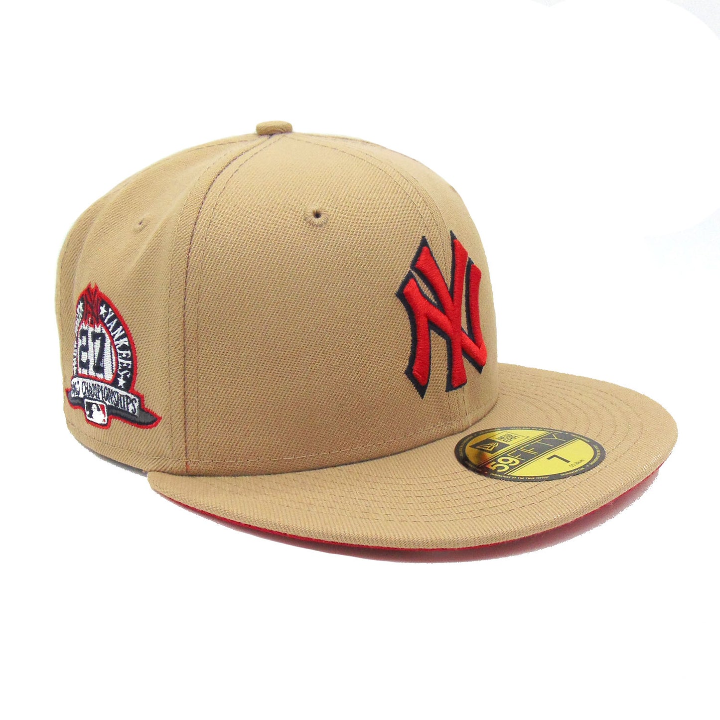 New York Yankees Custom New Era Cap Camel 27WS