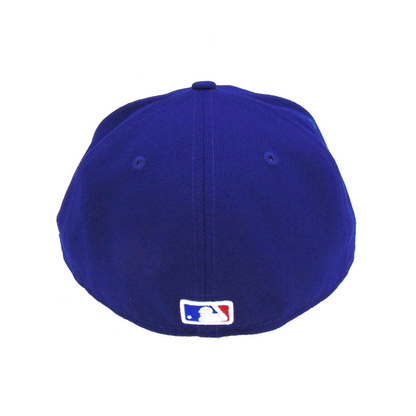 Texas Rangers Authentic New Era 59FIFTY Cap Blue blue Back View