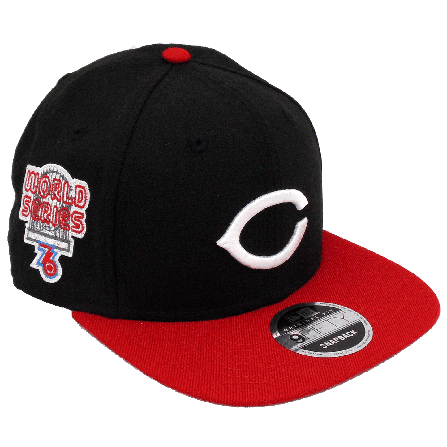 Cincinnati Reds Custom New Era Original Fit Snapback Cap Black
