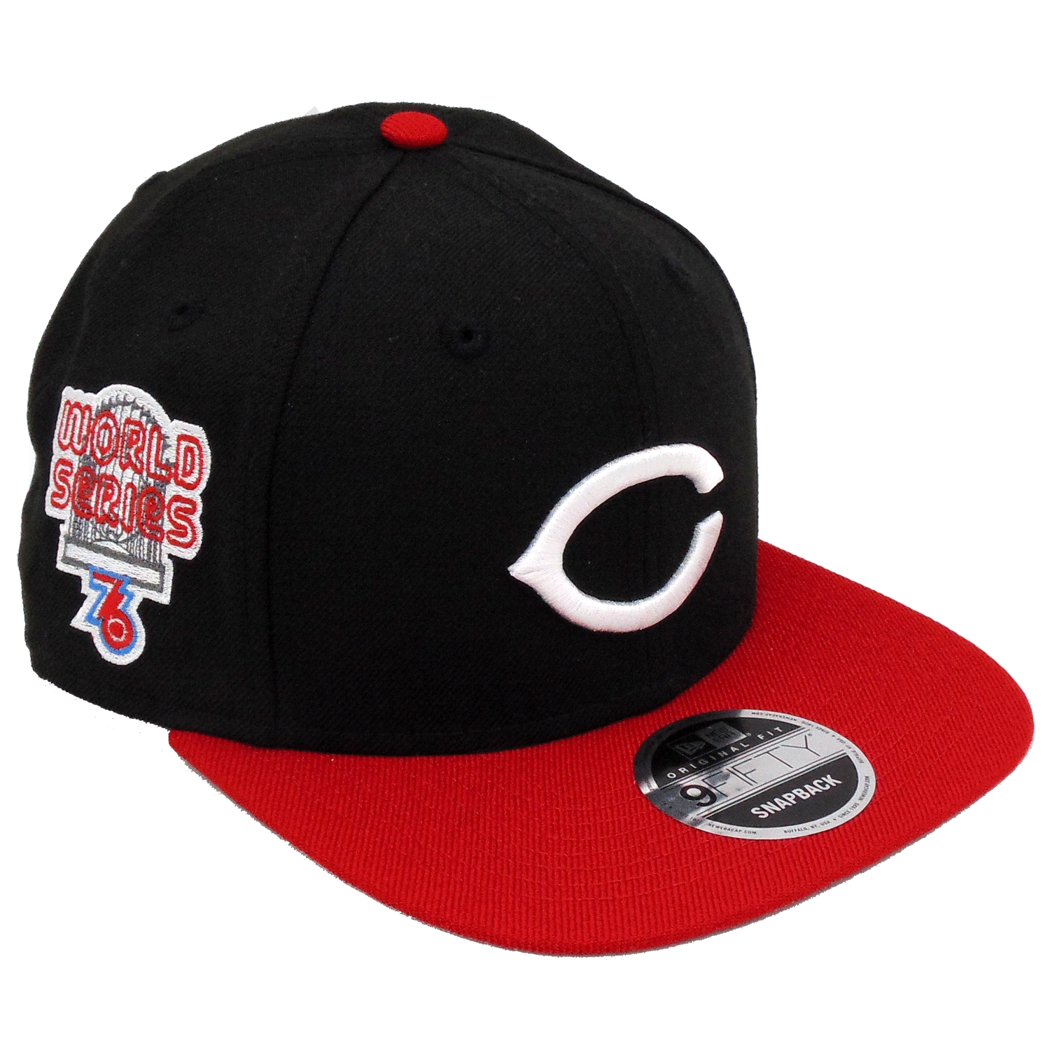 Cincinnati Reds Custom New Era Original Fit Snapback Cap Black – JustFitteds