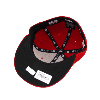 Washington Nationals Authentic New Era Cap Red red Undervisor View