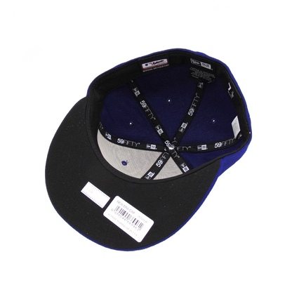 Texas Rangers Authentic New Era 59FIFTY Cap Blue blue Undervisor View