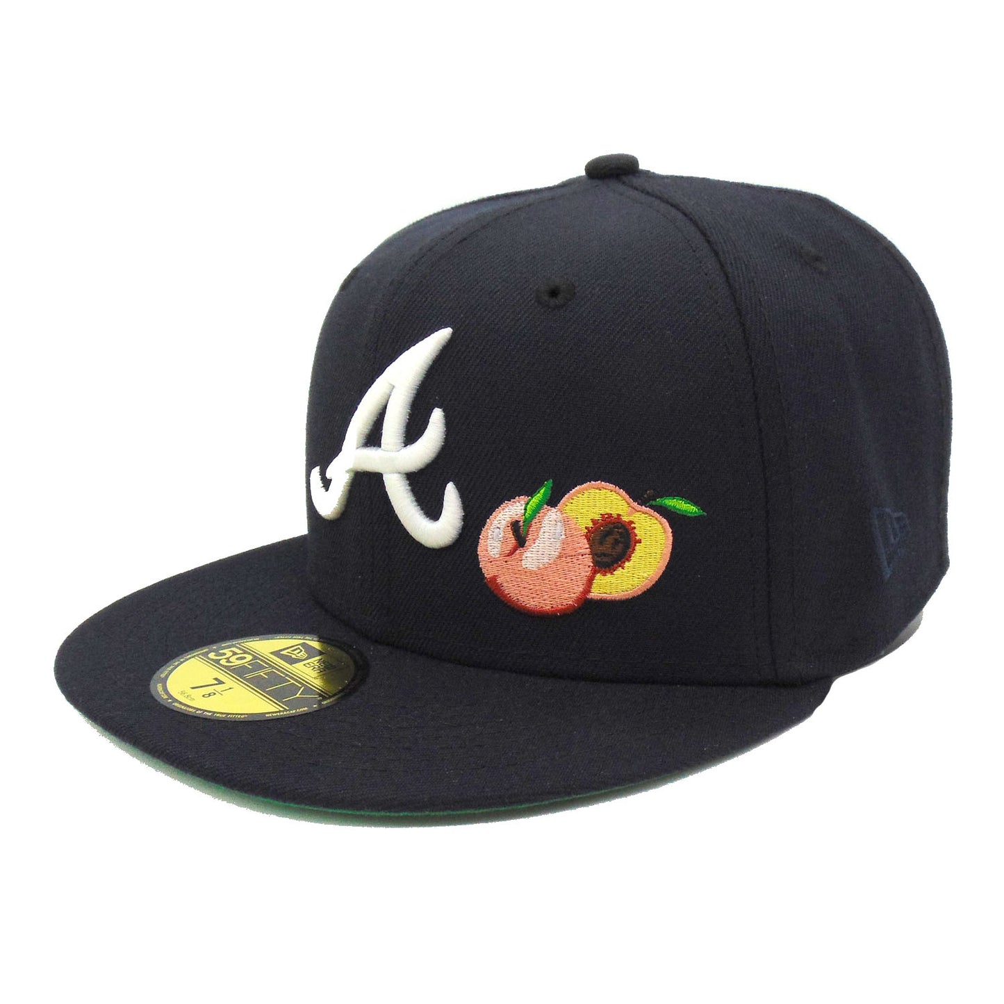 Atlanta Braves Custom New Era Cap Navy Glow 2017