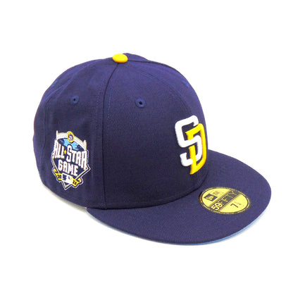 San Diegon Padres Custom New Era Cap 2016 navy
blue Side View