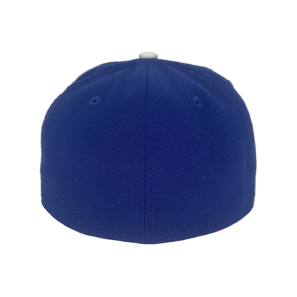 Brooklyn Dodgers Custom New Era Cap Game Royal flat blue Back View