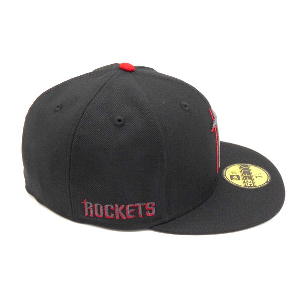 Houston Rockets Custom New Era Cap Black