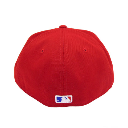 Texas Rangers Authentic Alternate New Era Cap Red red Back View