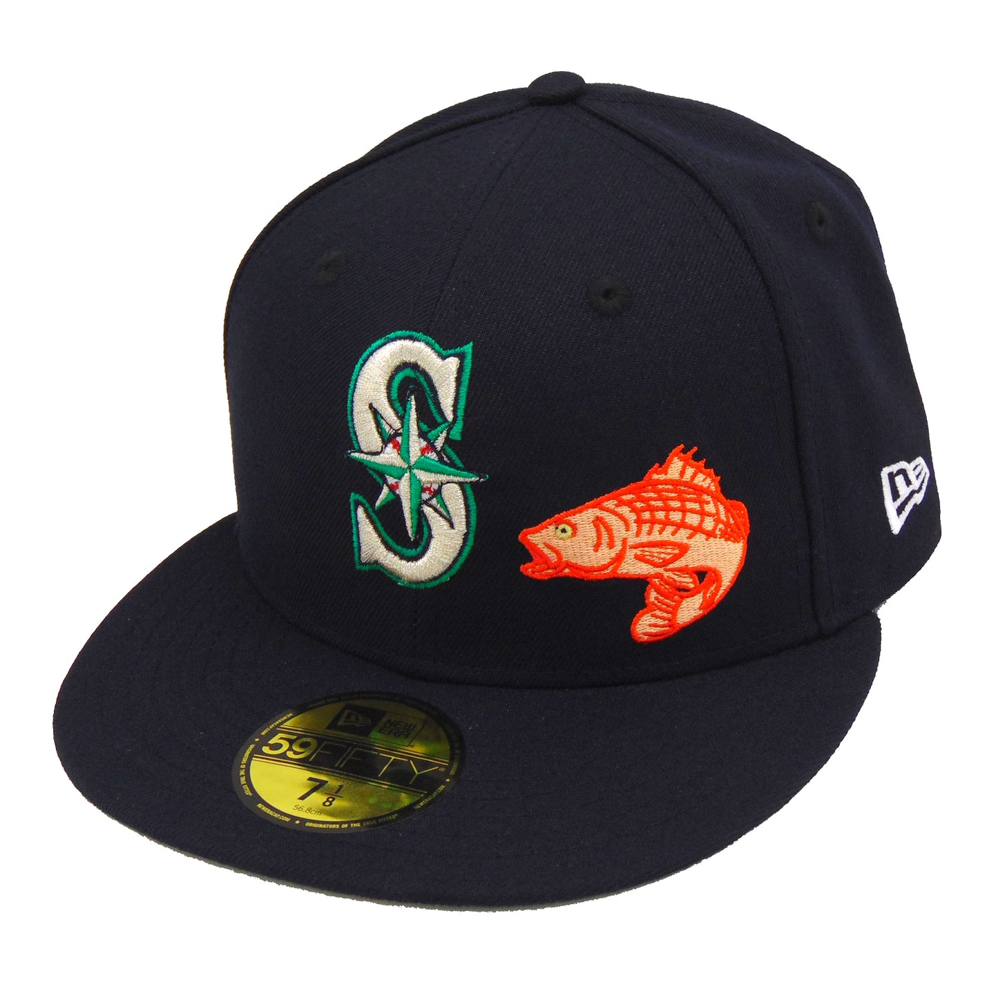 Seattle Mariners New Era Custom Cap Salmon