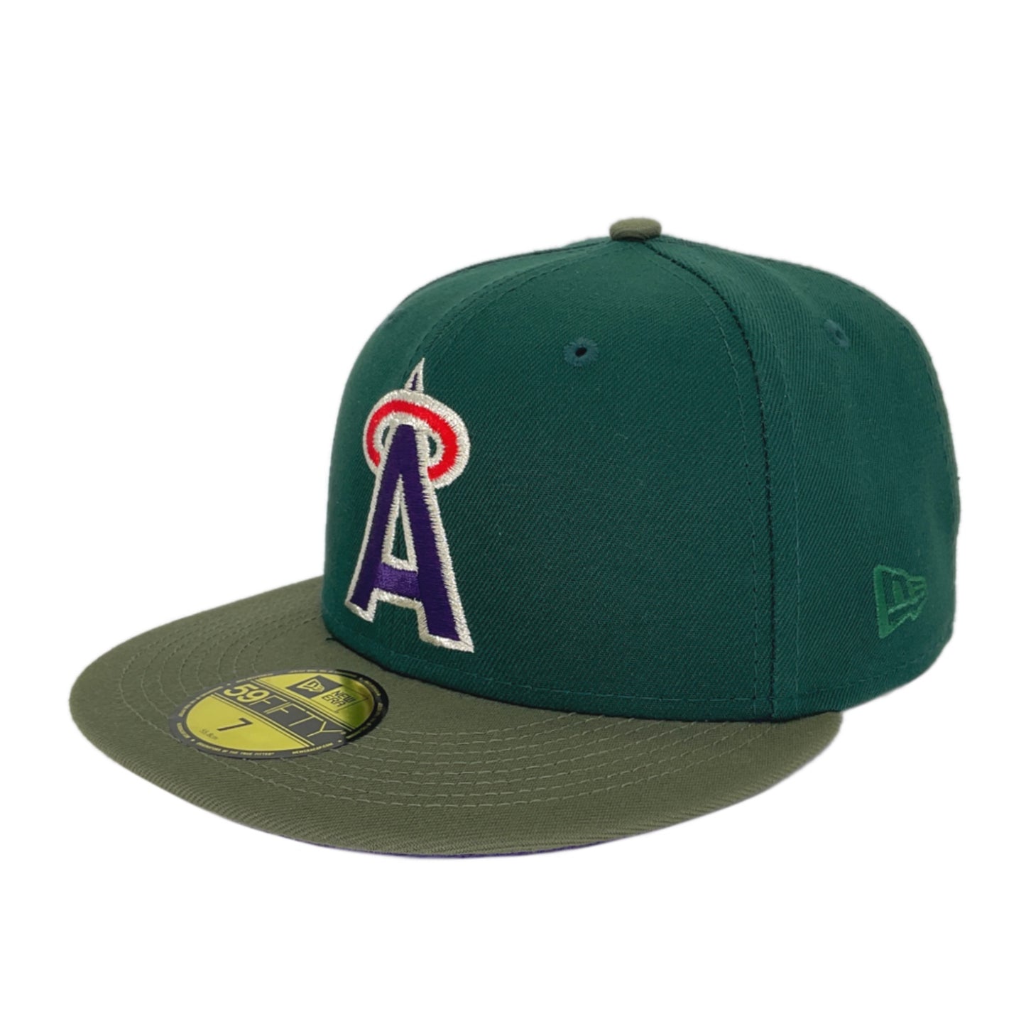 California Angels Custom New Era Cap Green