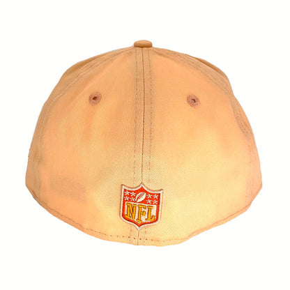 Miami Dolphins Custom New Era Cap Peach pink Back View