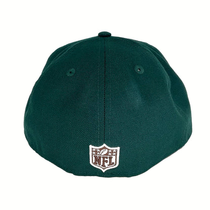 New York Giants Custom New Era Cap Green green Back View