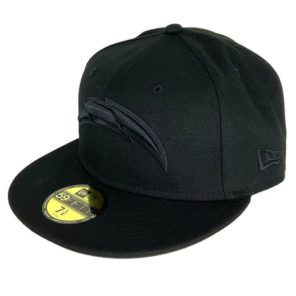 San Diego Chargers Custom New Era Cap Blackout black Side View