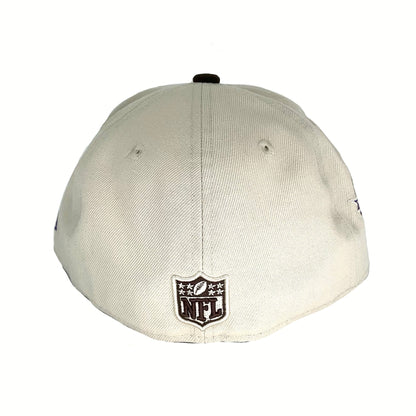 Las Vegas Raiders Custom New Era Cap Stone stone Back View