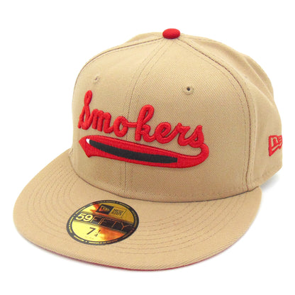Tampa Smokers Custom New Era Cap Camel beige Side View