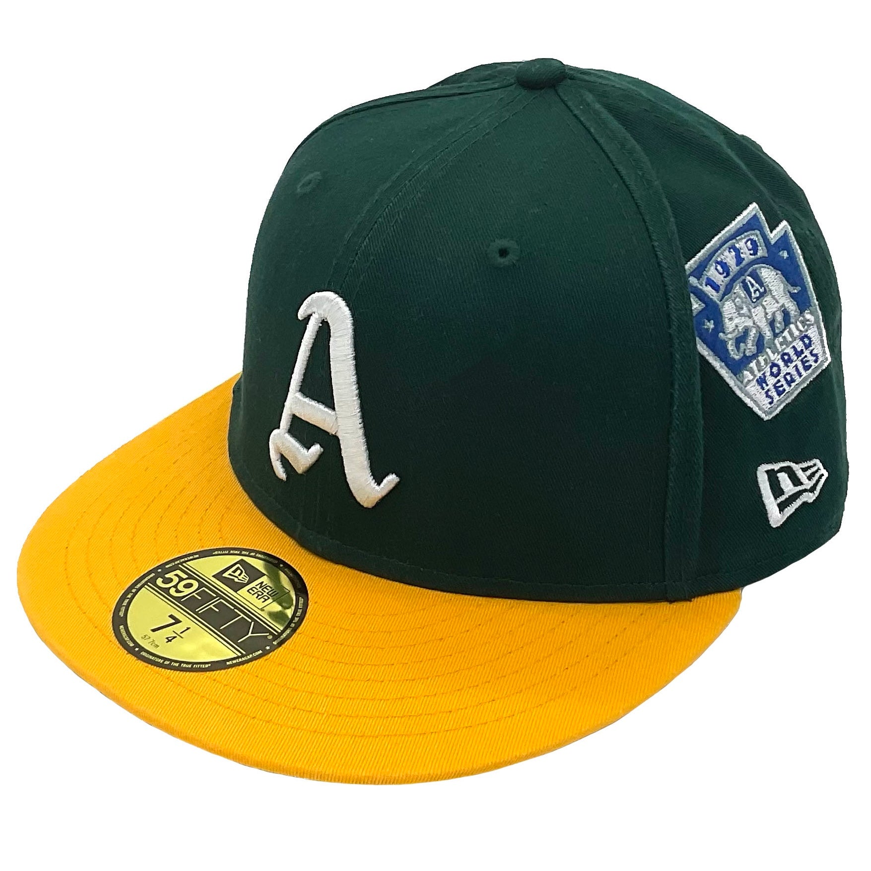 New Era Philadelphia Athletics World Series store Patch Pin 59Fifty 5950 Hat 7 3/8 NEW