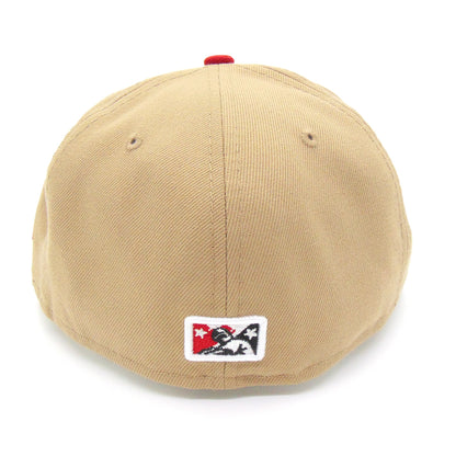 Tampa Smokers Custom New Era Cap Camel beige Back View