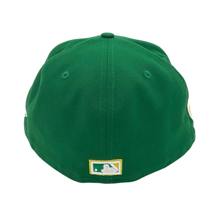 Oakland Athletics New Era Cap Kelly WS1972 green Undervisor View