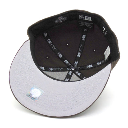 Tampa Smokers Custom New Era Cap Brown brown Undervisor View
