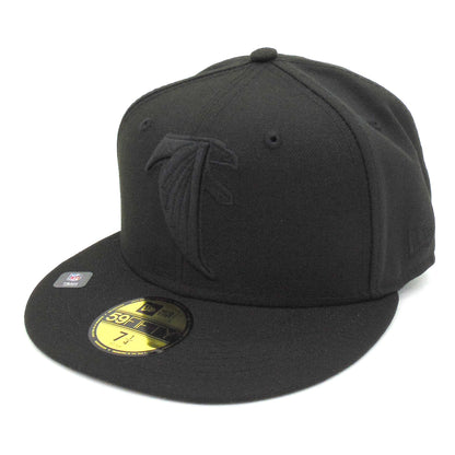 Atlanta Falcons Custom New Era Cap Black black Side View