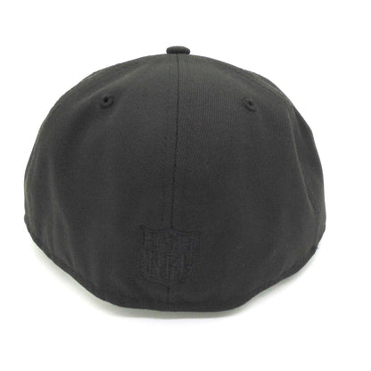 Buffalo Bills Custom 59FIFTY New Era Cap Black black Back View