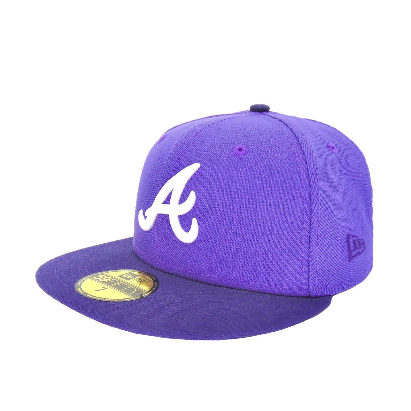 Atlanta Braves Custom New Era Cap Purple