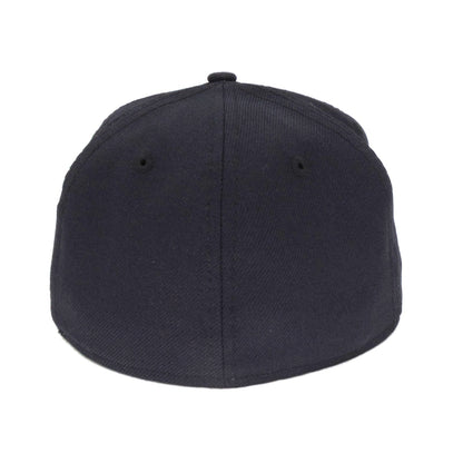 Atlanta Braves Custom New Era Cap Navy Game Wool flat navy Back View