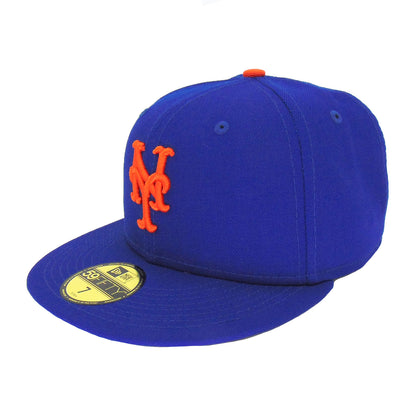New York Mets Custom New Era Cap Game 2006 wool blue Side View