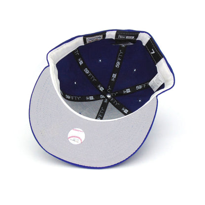 New York Mets Custom New Era Cap Game 2006 wool blue Undervisor View