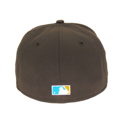 Minnesota Twins Custom New Era Cap Brown 1991 brown Undervisor View