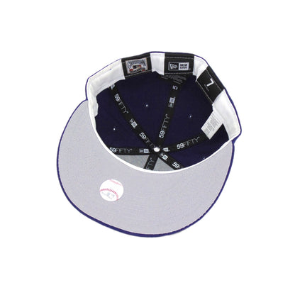 Los Angeles Dodgers Custom New Era Cap Game wool 2006 blue Undervisor View