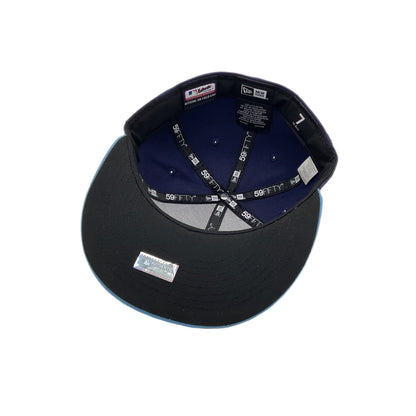 Chicaco Cubs New Era Cap Authentic City blue
sky blue Undervisor View