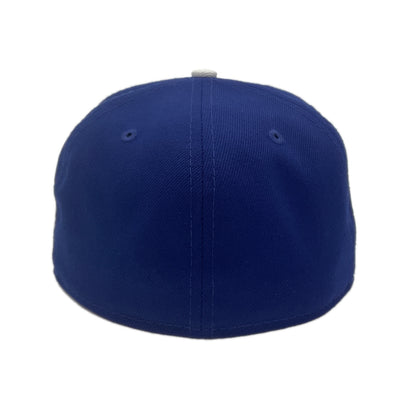 Brooklyn Dodgers Custom New Era Cap Blue SP blue Back View