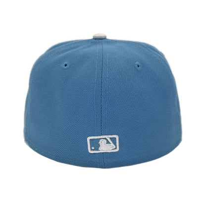 Kansas City Royals Custom New Era Cap Sky Blue blue Back View