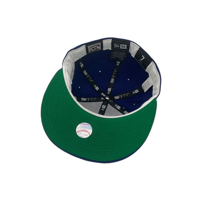 Brooklyn Dodgers Custom New Era Cap Blue SP blue Undervisor View