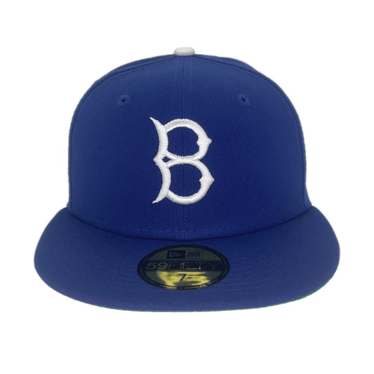 Brooklyn Dodgers Custom New Era Cap Game Authentic Royal flat