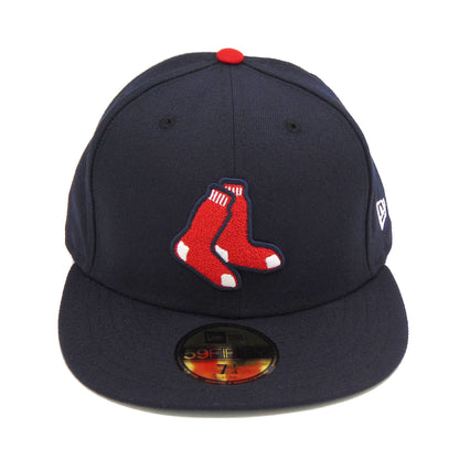 Boston Red Sox Authentic Alternate New Era 59FIFTY Cap navy Front View