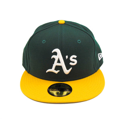 Oakland Athletics Home Authentic New Era Cap Green green Front View