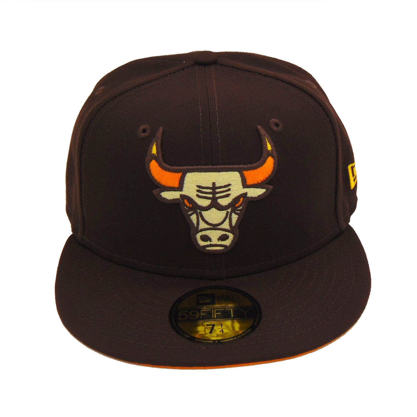 Chicago Bulls Custom New Era Cap Brown