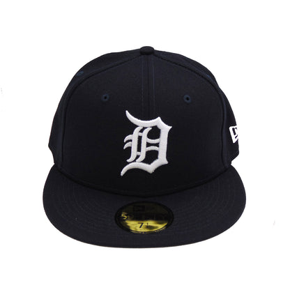 Detroit Tigers Home Authentic New Era Cap Navy White navy
white Front View