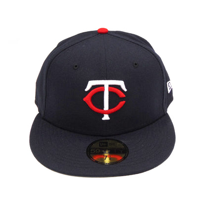 Minnesota Twins Authentic New Era 59FIFTY Cap Navy navy Front View
