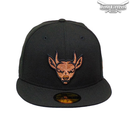 State College Spikes Jf Custom New Era Cap Black black Front View