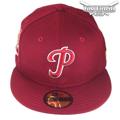 Philadelphia Phillies Jf Custom New Era Cap Cardinal Red