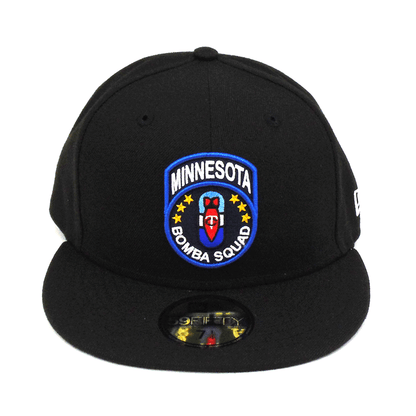 Minnesota Twins Jf Custom New Era Cap Bomba Squad black Front View