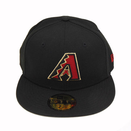 Arizona Diamondbacks Authentic Collection New Era Cap black Front View
