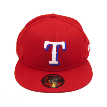 Texas Rangers Authentic Alternate New Era Cap Red red Front View