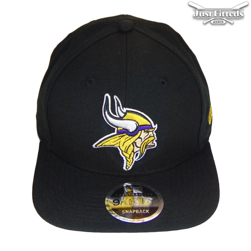 Minnesota Vikings Jf Custom New Era Snapback Cap Black
