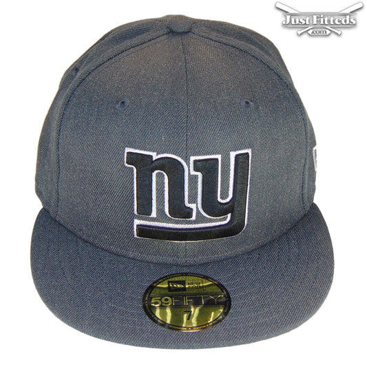 New York Giants Jf Custom New Era Cap Graphit Grey