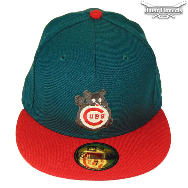 Chicago Cubs Jf Custom New Era Cap Green